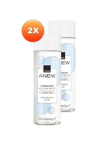 Avon Anew Hydrating Micellar Nemlendirici Temizleme Suyu 2 x 200 ML
