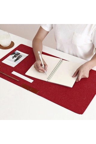 Trendooze Homyl Padded Mouse Pad Large Red Wine Table Pad