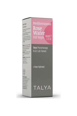 Talya Isparta Gül Suyu Yağı Alınmamış %100 Saf Doğal ve Katkısız Aydınlatıcı Tonik 50 ML