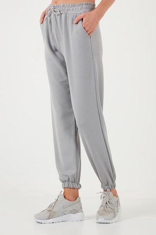 Lela Streç Regular Fit Oysho Kumaş Bayan Eşofman Altı 5865798O Gri