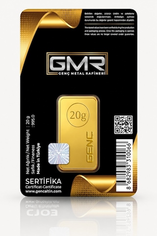 20 Gram Külçe Altın 24 Ayar