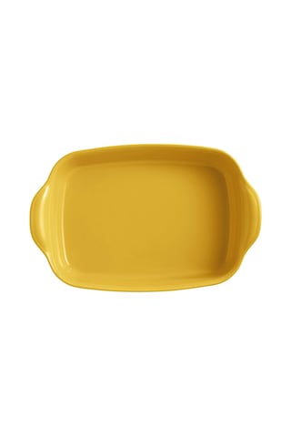 Emile Henry Fırın Kabı Dikdörtgen 36 x 23 cm Mat Sarı/Provence Ye Mat Sarı