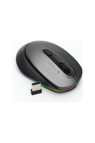 Trilogic M700 800/1200 DPI Şarjlı RGB Wireless Kablosuz Mouse