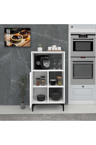 Arnetti Mutfak Banyo Dolabı Sanimas Çok Amaçlı Dolap, Beyaz