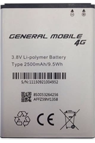 Senalstore General Mobile Discovery 4g Uyumlu Pil Batarya