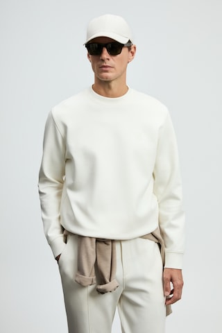 Lufian Grand Erkek Sweatshirt Kırık Beyaz Kırık Beyaz 112030192100510