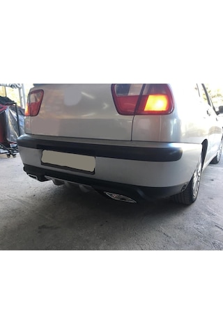 Seat Cordoba Kasa Uyumlu Body Kit Difüzör 2 Çıkış Gri Kare