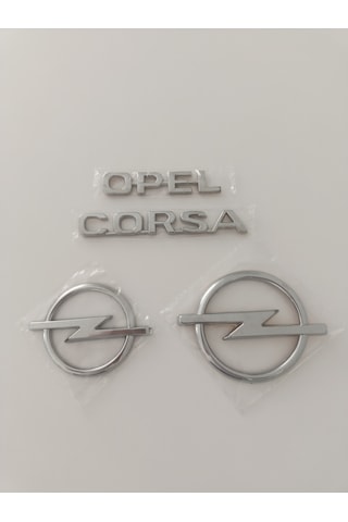Opel Corsa Bagaj Yazısı Corsa B Ön Arma Arka Bagaj Arması Logo