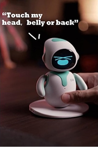 Eilik Masaüstü Arkadaş Robot, Duygusal Zeka Ve Etkileşimli Sevimli Robot Rc Araç Ekipmanları