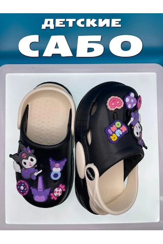 Yazlık Çocuk Saboları, Kauçuk Terlikler 396316551 Siyah