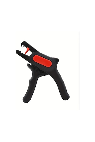 Xuweiwei Siyah Otomatik Cok Olcekli Ayarlanabilir Tel Kablo Siyirici Ve Kesici 10 Awg Ergonomik Kaymaz Tutus Ev Ofis Endustriyel Kullanım