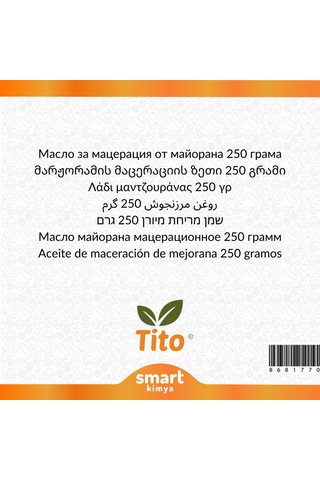 Mercanköşk Maserasyon Yağı Origanum Majorana 250 G