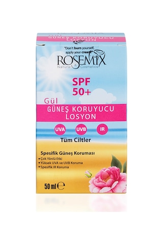 Rosemix - 413 - - Gül Yağlı Güneş Koruyucu Losyon +50 Spf + - 2 Adetlik - Spt-gld - Set Ürün
