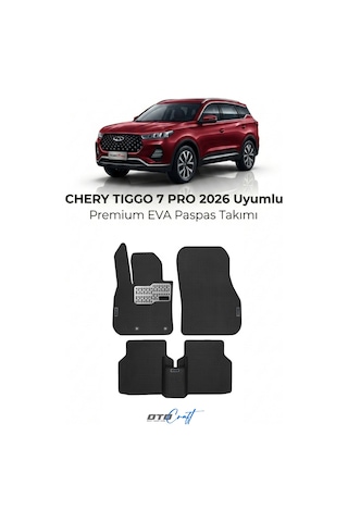 OtoCraft Chery Tiggo 7 Pro 2026 Ve Sonrası Araca Özel 3d Havuzlu Eva Paspas Tam Set 5 Parça