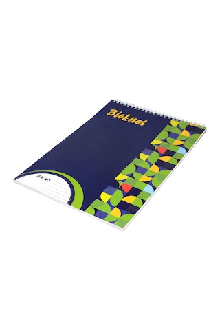 Elitstore Bloknot Defter A4 Spiralli Kareli 40 Yaprak