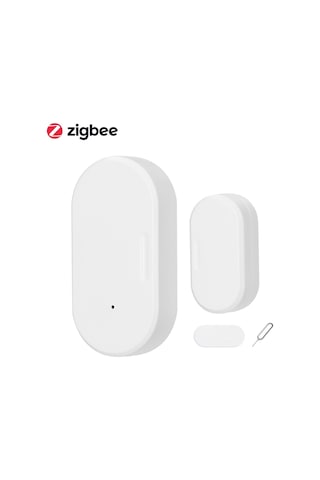 Kosona Akıllı Ev İçin Zigbee Kapı/pencere Sensörü - Uzaktan İzleme Ve Alarm, Kolay Kurulum, Pil Uyarısı, Beyaz