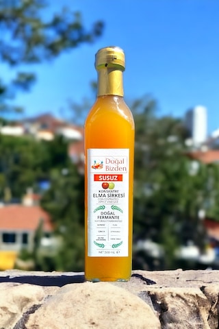 Doğal Bizden Doğal Fermantasyon Susuz Konsantre Elma Sirkesi 2 x 500 ML