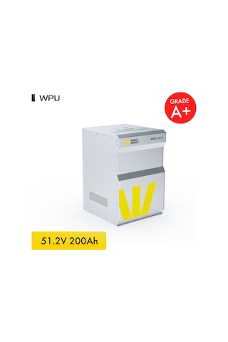 Werer Energy 48V 200Ah 10.8kW LiFePO4 WPU Series Bluetooth’lu Lityum Demir Fosfat Akü