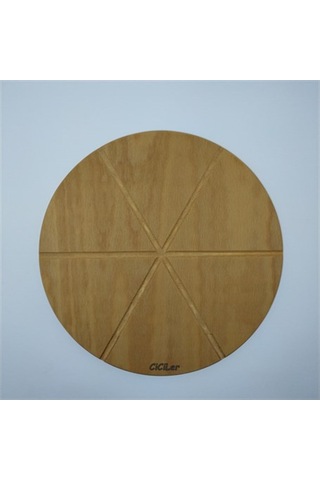 Napoli Ahşap Pizza Kesme Tahtası 20 Cm Ahşap