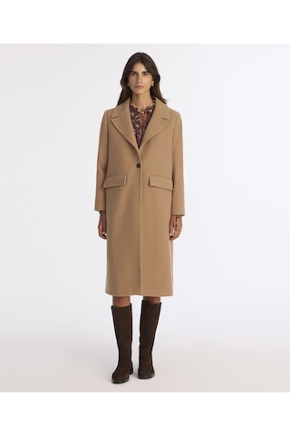 Yargıcı Regular Ceket Yaka Uzun Kol Palto 25kkpl5015x 008 Kahverengi