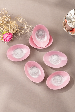 Emsan Pastel 6 Parça Cam Gondol 12 Cm Pembe Pembe