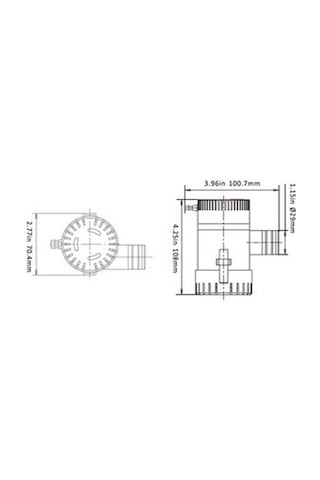 Seaflo Sintine Pompası 1100 Gph 24v
