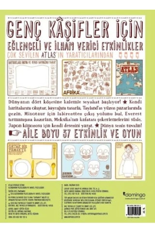 Atlas Etkinlik Kitabı - Aleksandra Mizielinska - Domingo Yayınevi