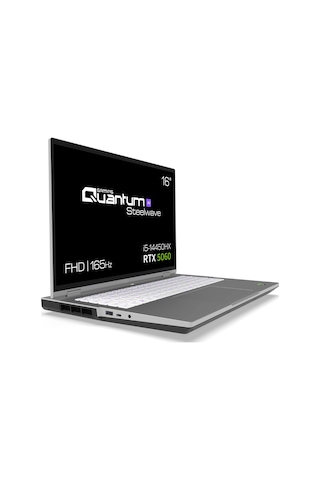 Quantum Gaming Steelwave 16 B i5-14450HX 16 GB 512 GB SSD NVMe SSD 8 GB RTX5060 16" Free Dos Dizüstü Bilgisayar