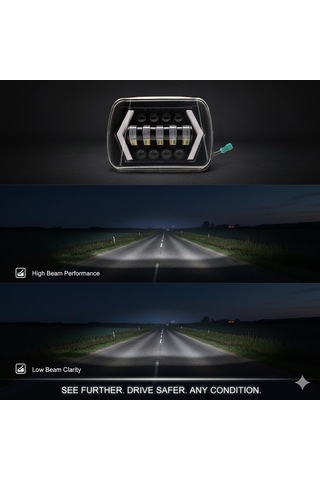 Offroad Sis Lambası Beyaz, Amber Sinyal 60w 12-60v Tek Adet Premium Tasarım