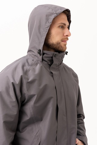 Armadillo Davraz 3n1 Parka Çıkarılabilir İç Montlu, Suya & Rüzgâra Dayanıklı, Kışlık Erkek Parka K.gri