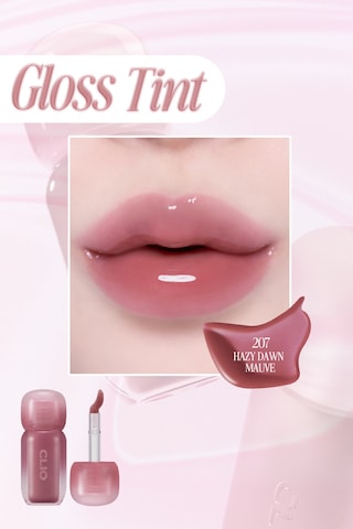 Pigmentli, Parlak Bitişli Dolgunlaştırıcı Lip Gloss Clıo Volumate Gloss 207 Hazy Dawn Mauve