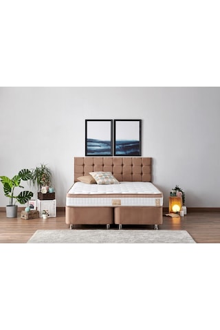 Niron Latte 200x200 Çift Kişilik Yatak Full Ortopedik Sert Yatak