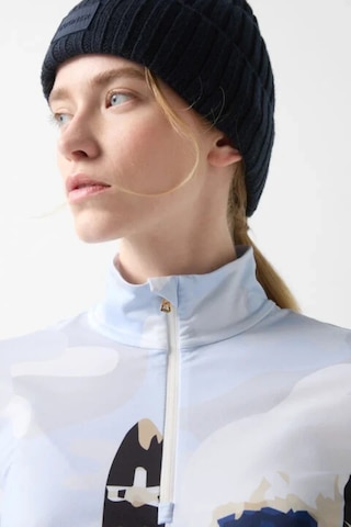Bogner Sport First Layer Beline Termal Kadın Kayak Içlik İçlik Beyaz - Mavi