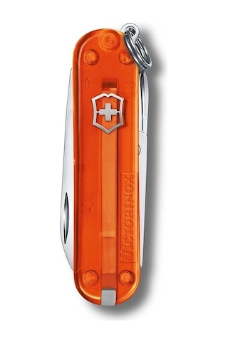 Victorinox 0.6223.T82G Fire Opal Classic Kamp Çakı Turuncu