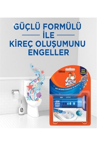 Mr. Muscle Mr Muscle Klozet Jel Marıne 6 Jel Içeren Disk 36 Ml X 3 Adet Çok Renkli