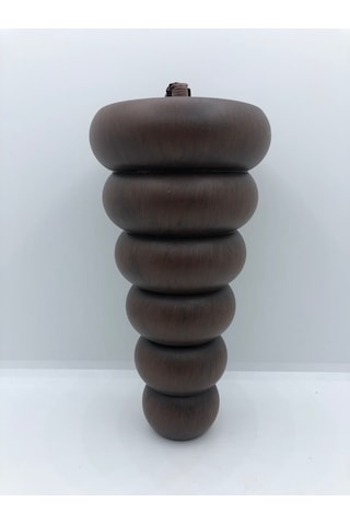 PLASTİK 18 CM CEVİZ M8 VİDALI,BERJER MOBİLYA  AYAĞI (4 ADET)