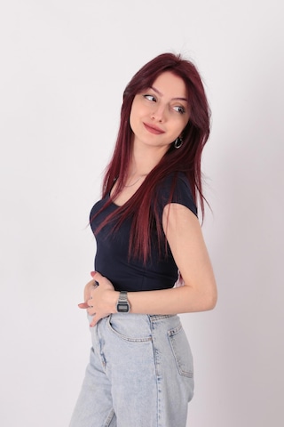 Busem S0016476 Kadın Bluz Lacivert