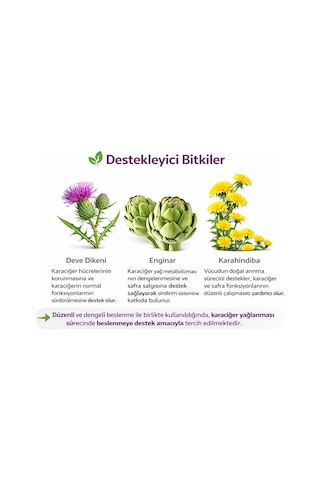 Deve Dikeni Enginar Karahindiba Kapsül 735 Mg X 60 Kapsül