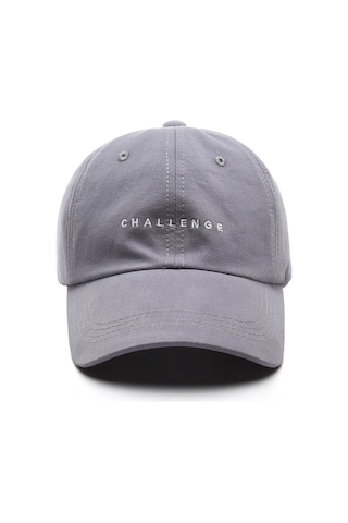 Beyzbol Şapkası Modelleri Unisex Hava Delikli Gündelik Kullanım İçin Güneş Gözlüklü Alfabe Desenli Spor Şapka Gri