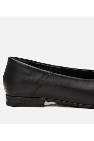 Hotiç Kadın Deri Siyah Tokalı Babet 01ayh309040a100 Siyah-black Siyah