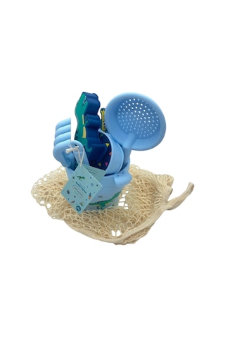 Playnjoy - Silikon Plaj Oyuncak Seti - 10 Parça - Mavi