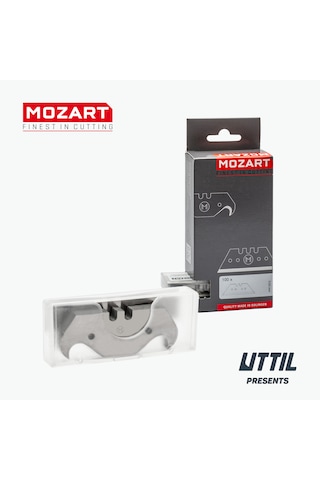 Mozart Blades 90110.065 51 Mm Tin Kaplama Kanca Bıçak 10'lu Yedek
