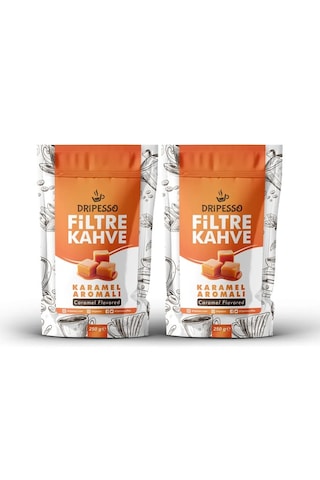 Dripesso Kahve Karamel Aromalı Filtre Kahve 500g Dripesso Kahve Karamel Aromalı Filtre Kahve 500g
