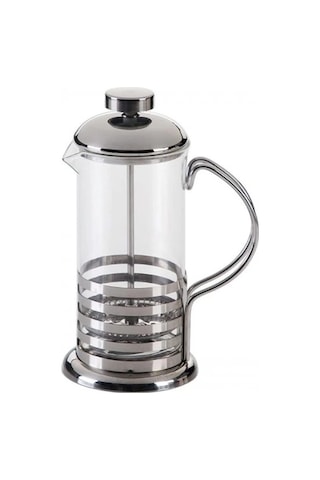 Paslanmaz Çelik Gövdeli French Press Kahve Ve Çay Demleme Aparatı Gümüş