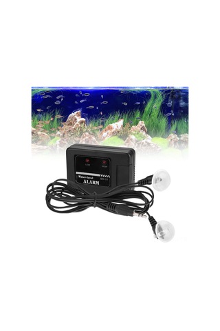 Qingmipy Akvaryum Su Seviyesi Alarm Cihazı, Yüksek/düşük Seviye Ayarlı, Ses Ve Işık Alarmı, Pil İle Teslim Edilir