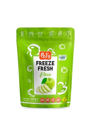 Pol's Freeze Fresh Dondurularak Kurutulmuş Elma 20 G 20 G