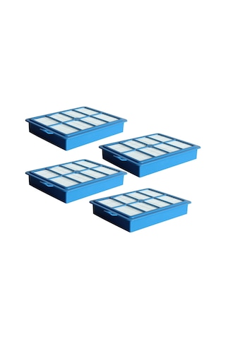 Konesam Philips Ve Electrolux Serileri İçin Yıkama Ve Yeniden Kullanılabilir Vakum Filtrasyon Elemanı - 4 Adet Paket - Ev İçin Vakum Temizliği Aksesuarı