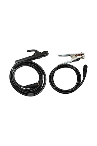 Gajeena Mma-250 110v/220v Ev Tipi Mini El Kaynak Makinesi İçin Bakır Kepçe, 1.8m Kaynak Kablosu Ve 1.2m Toprak Kablosu Seti