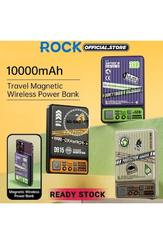 10.000 Mah 20 W Magsafe Powerbank Road Siyah