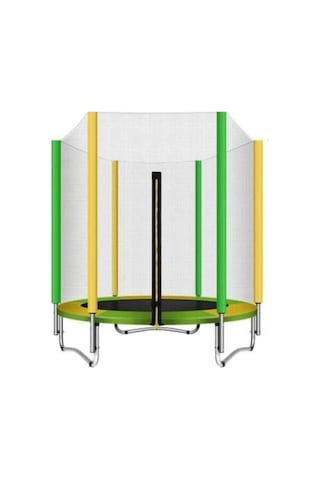 Hepitop Koruma Fileli Katlanabilir Çocuk Trambolini 140 CM